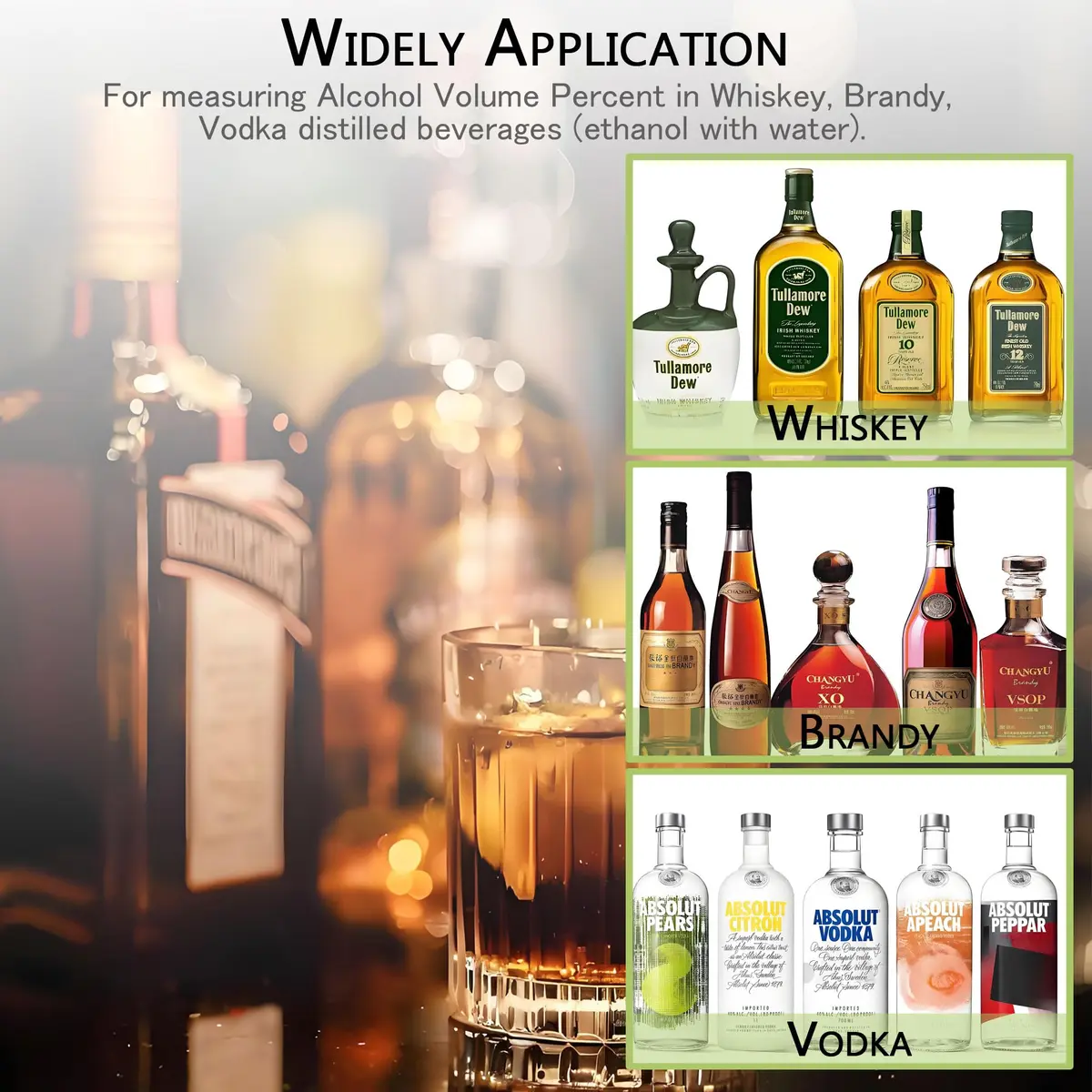 V·RESOURCING Handheld Alcohol Refractometer 0-80% v/v | Measures Spirits, Whiskey, Brandy, Vodka, Tequila - view 7