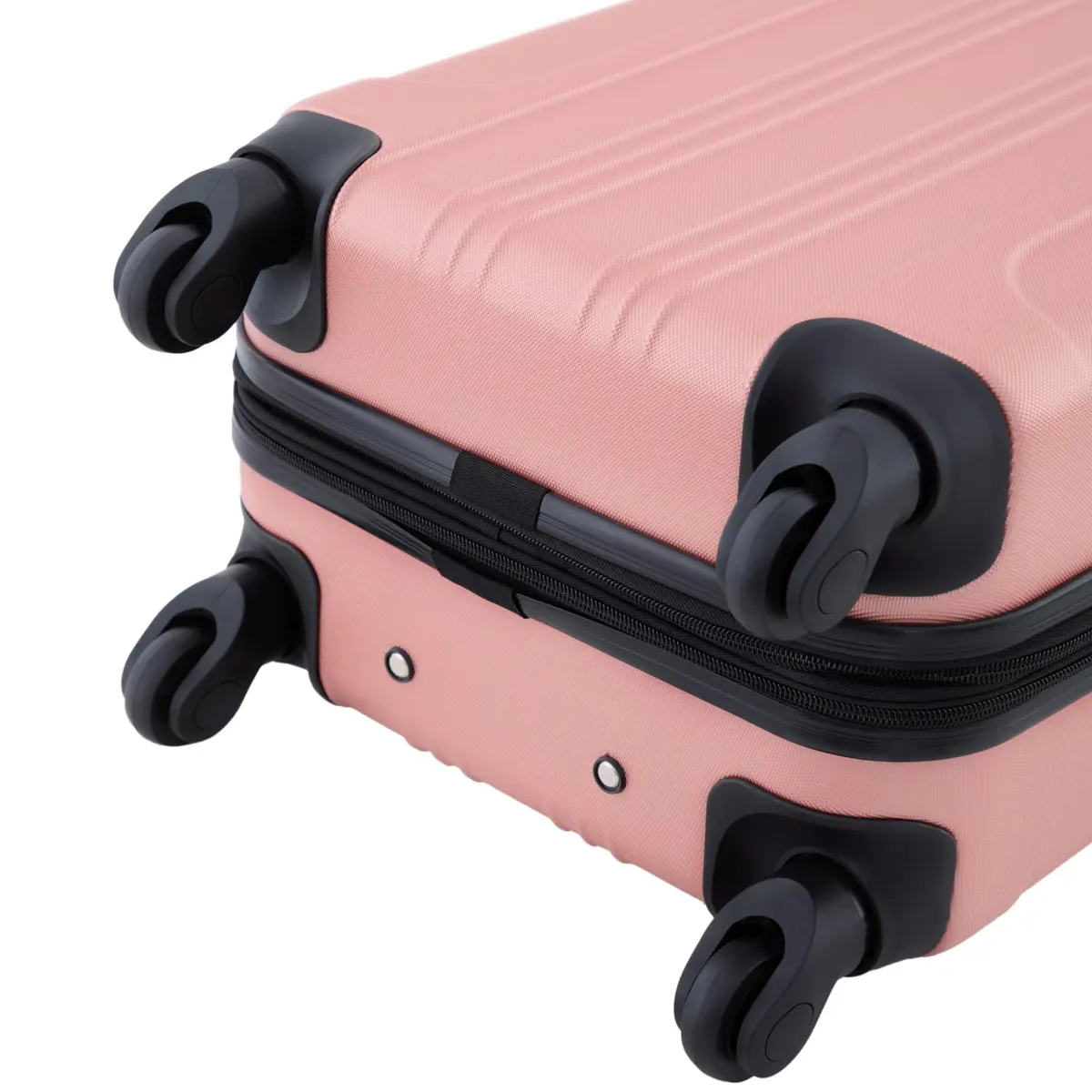 Travelers Club Chicago Hardside Expandable Spinner Luggage, Rose Gold, 22" Carry-On - view 6