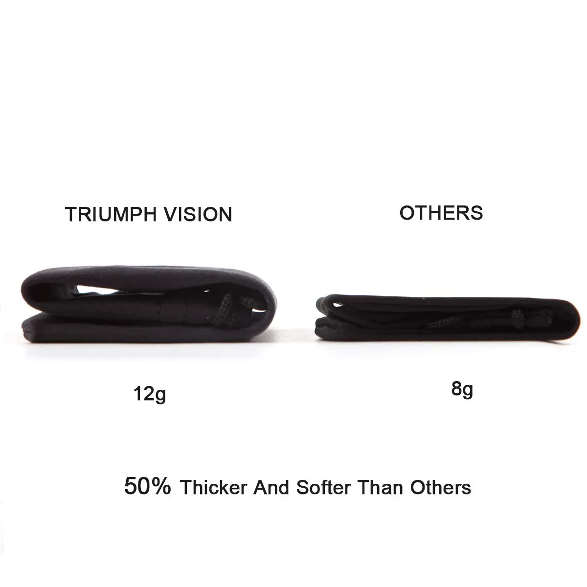 TRIUMPH VISION Glasses Case Soft Eyeglass Case Sunglass Pouch Cloth 3 Pack | Thick Microfiber, Dust & Scratch Protection - view 2