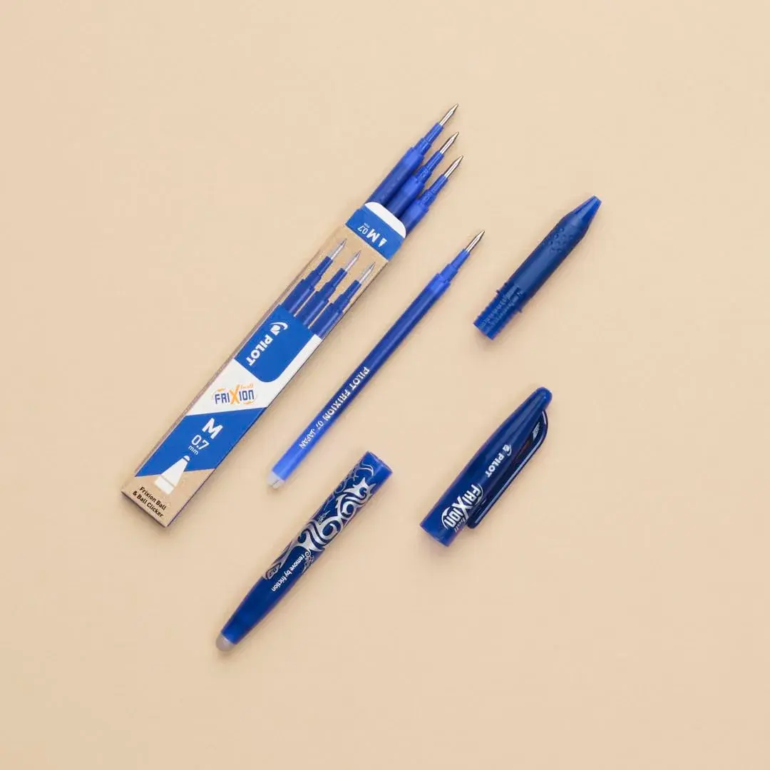 Pilot FriXion Erasable Rollerball Pen 0.7mm Tip - 5 Pens (2 Black, 1 Blue, 1 Red, 1 Green) | Smooth Ink Flow - view 8