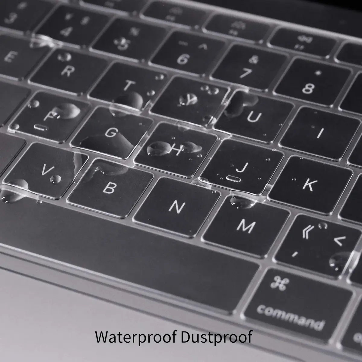 CaseBuy Premium Ultra Thin Keyboard Cover for MacBook Air 13 Inch A1932 (2019-2018) | Clear TPU Skin - view 4