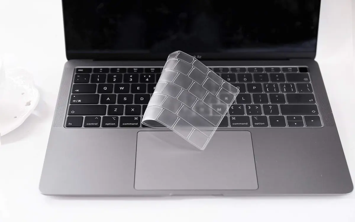 CaseBuy Premium Ultra Thin Keyboard Cover for MacBook Air 13 Inch A1932 (2019-2018) | Clear TPU Skin - view 6