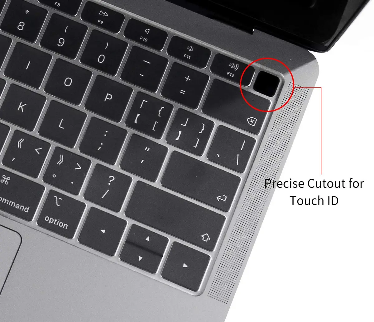 CaseBuy Premium Ultra Thin Keyboard Cover for MacBook Air 13 Inch A1932 (2019-2018) | Clear TPU Skin - view 3