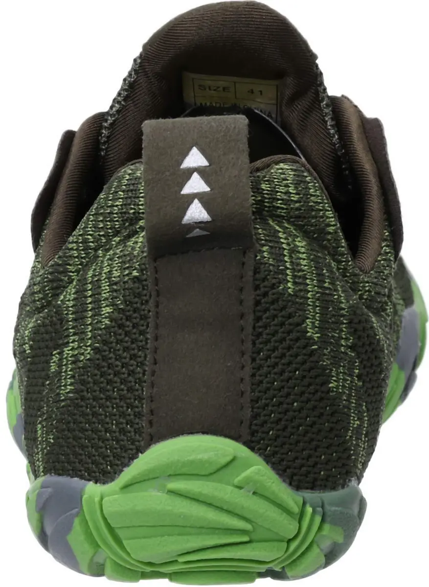 WHITIN Men's Wide Toe Box Trail Running Minimalist Shoes, Green, 9 | Zero Drop, Vegan, Natural Comfort - view 4
