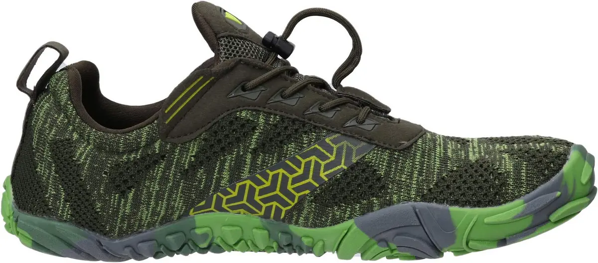 WHITIN Men's Wide Toe Box Trail Running Minimalist Shoes, Green, 9 | Zero Drop, Vegan, Natural Comfort - view 5