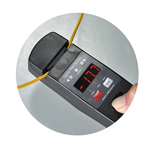 D YEDEMC Live Optical Fiber Identifier with Wave Respond 800-1700nm | Built-in VFL FTTH Tool for Fiber Inspection - view 11