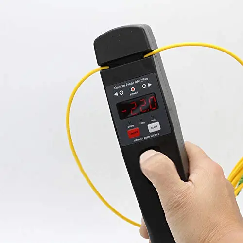 D YEDEMC Live Optical Fiber Identifier with Wave Respond 800-1700nm | Built-in VFL FTTH Tool for Fiber Inspection - view 3