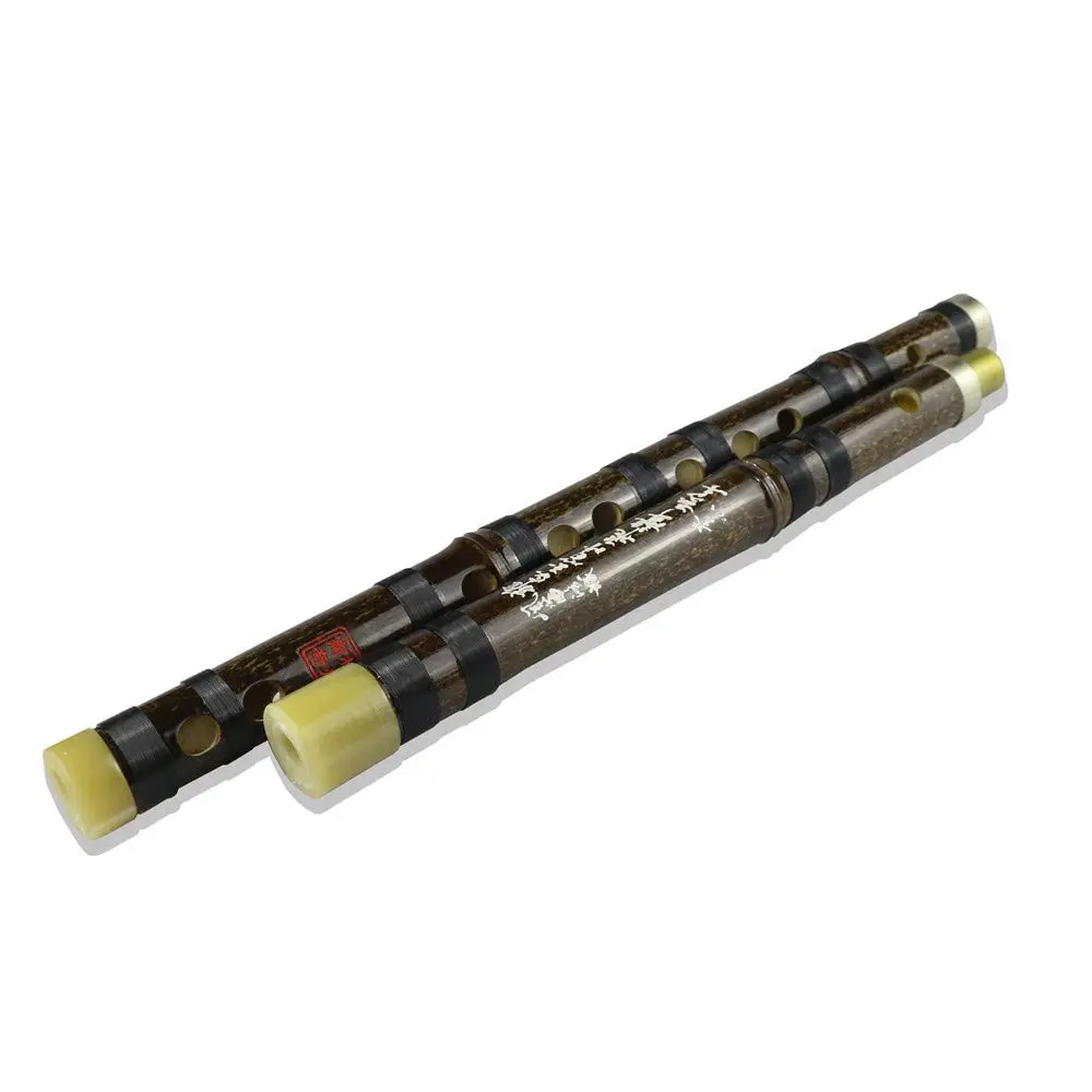 PHYSKOW F Key Dizi Black Bamboo Flute 20in | Traditional Chinese Instrument - view 4