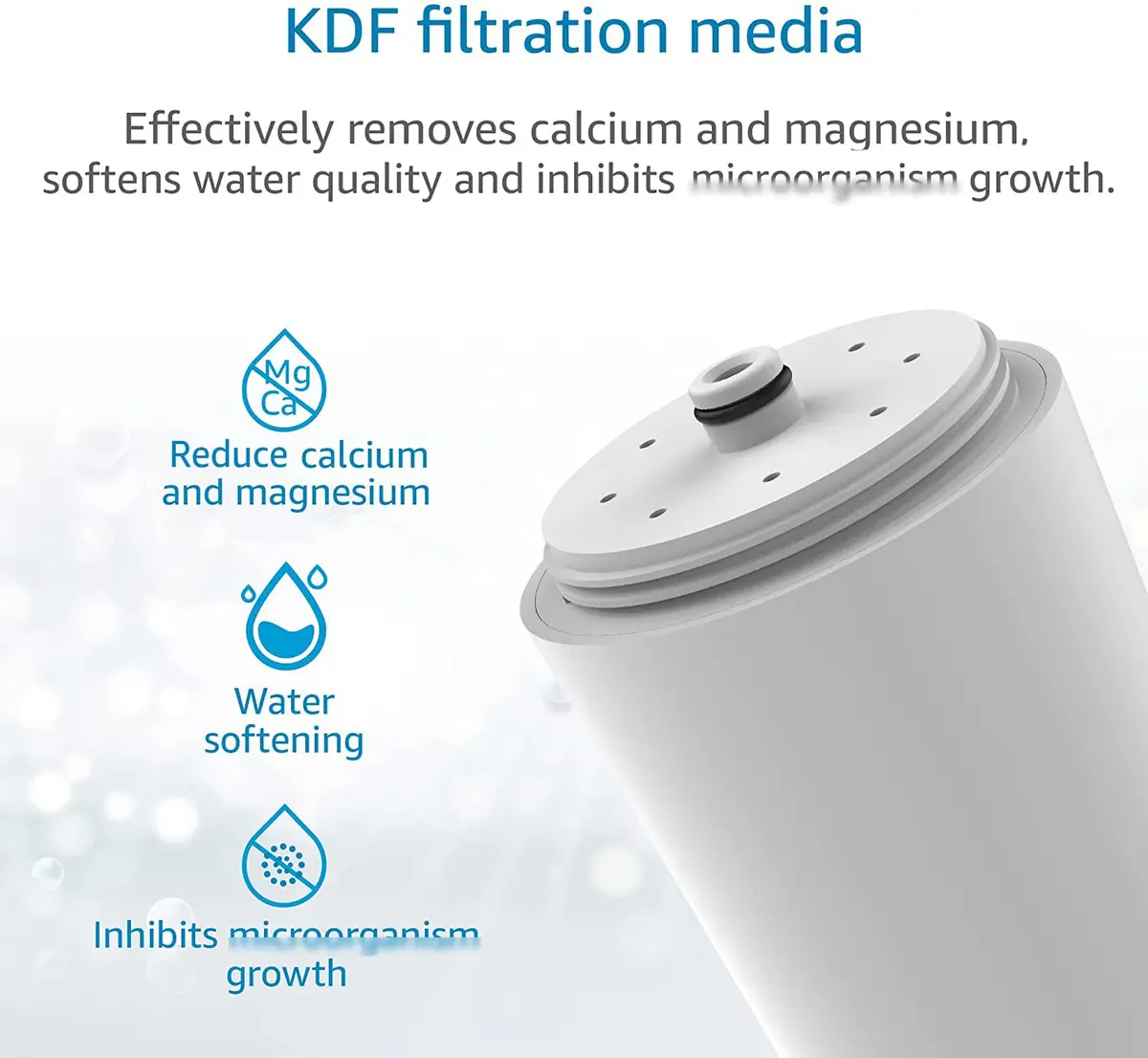 AQUA CREST 4125 Shower Filter Replacement | 6-Month Long-Lasting Filtration for Safe Water - view 3