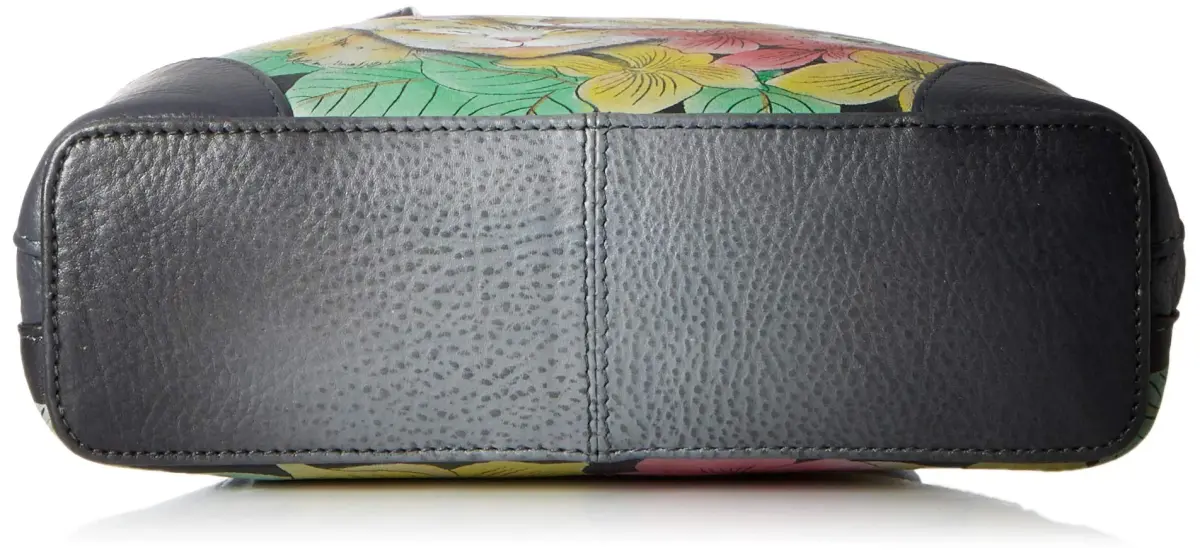 Anna by Anuschka Leather Small Multi Compartment Zip-Around Organizer, Three Kittens | Hand-Painted Artistry - view 5