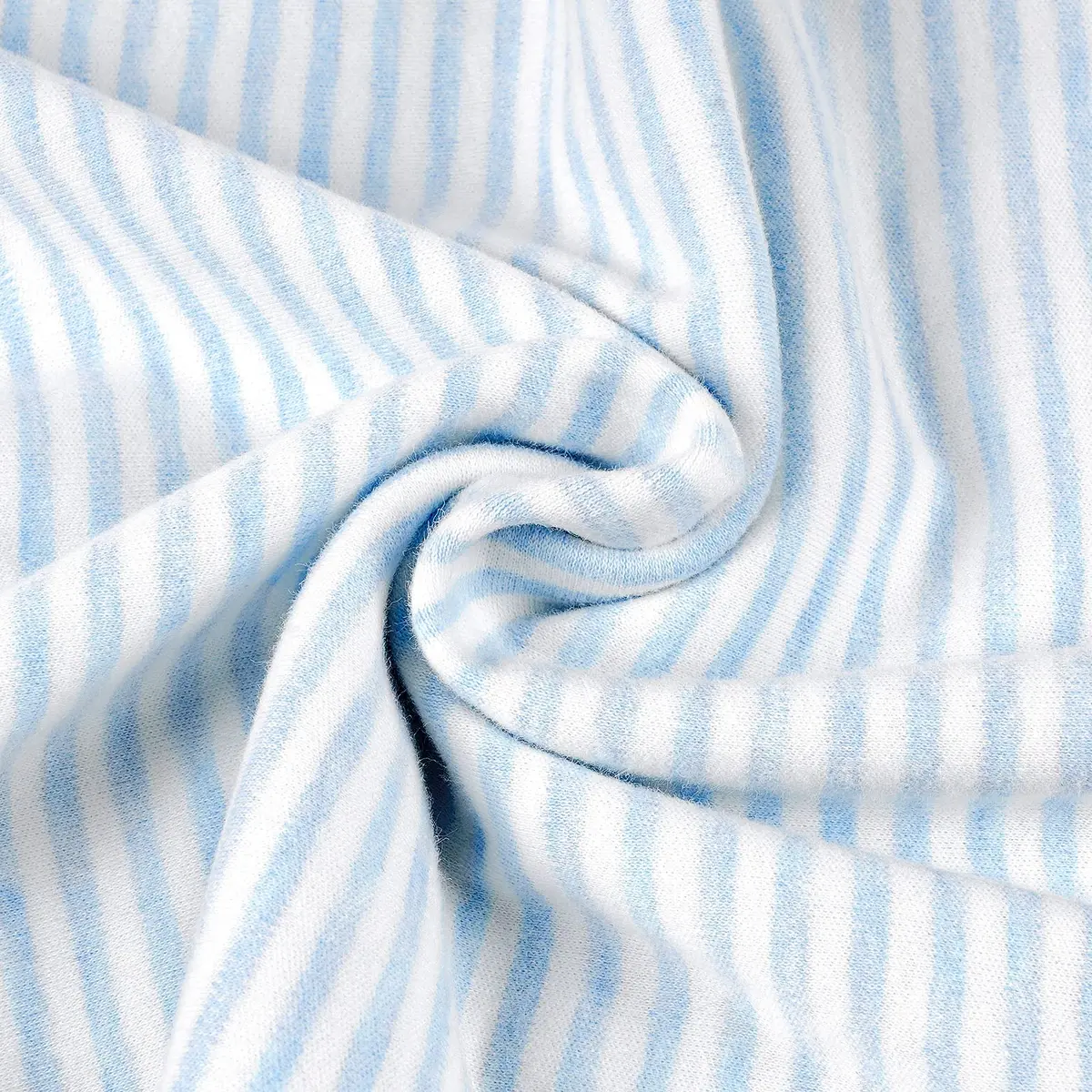 Zenssia Organic Cotton Toddler Pillow Case 33x46 cm (13x18 Inches), 2 Pack Blue Stripe | Soft & Breathable Envelope Closure - view 5