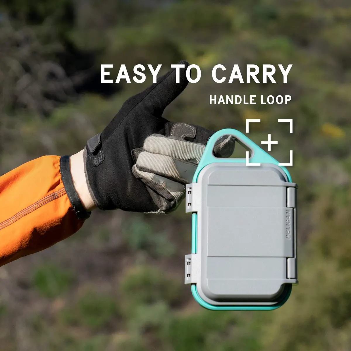 Pelican Go G10 Case (White/Aqua) | Watertight Impact & Dust Proof (70-120 chars) - view 5