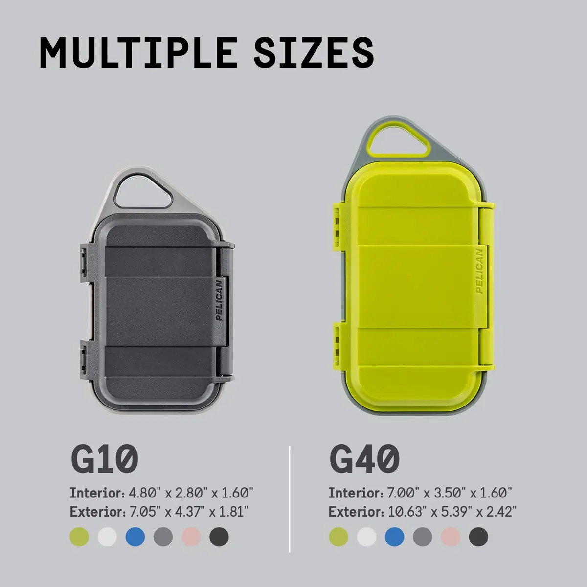Pelican Go G10 Case (White/Aqua) | Watertight Impact & Dust Proof (70-120 chars) - view 6