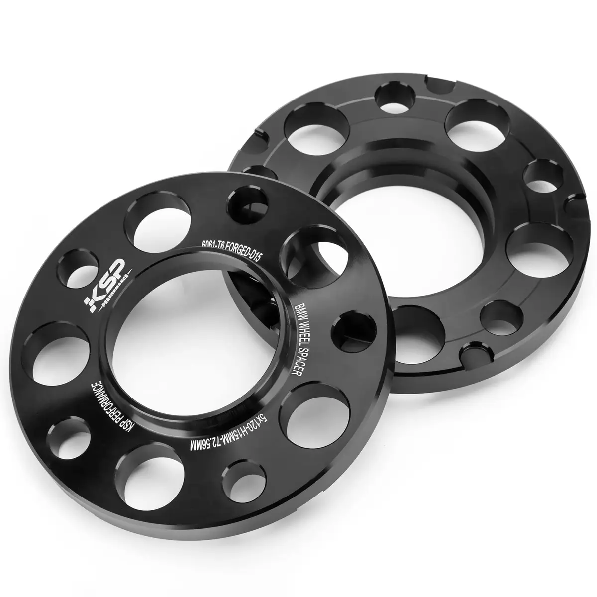 KSP 5X120mm Wheel Spacers 15mm Hubcentric Forged Spacer for BMW E36 E46 E90 E92 E60 | 2PCS, CNC Aluminum - view 7