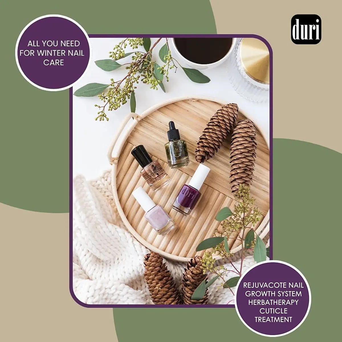 duri Rejuvacote 1 Nail Growth Base & Top Coat 0.45 Fl Oz | Strengthening Formula for Healthy Nails - view 2