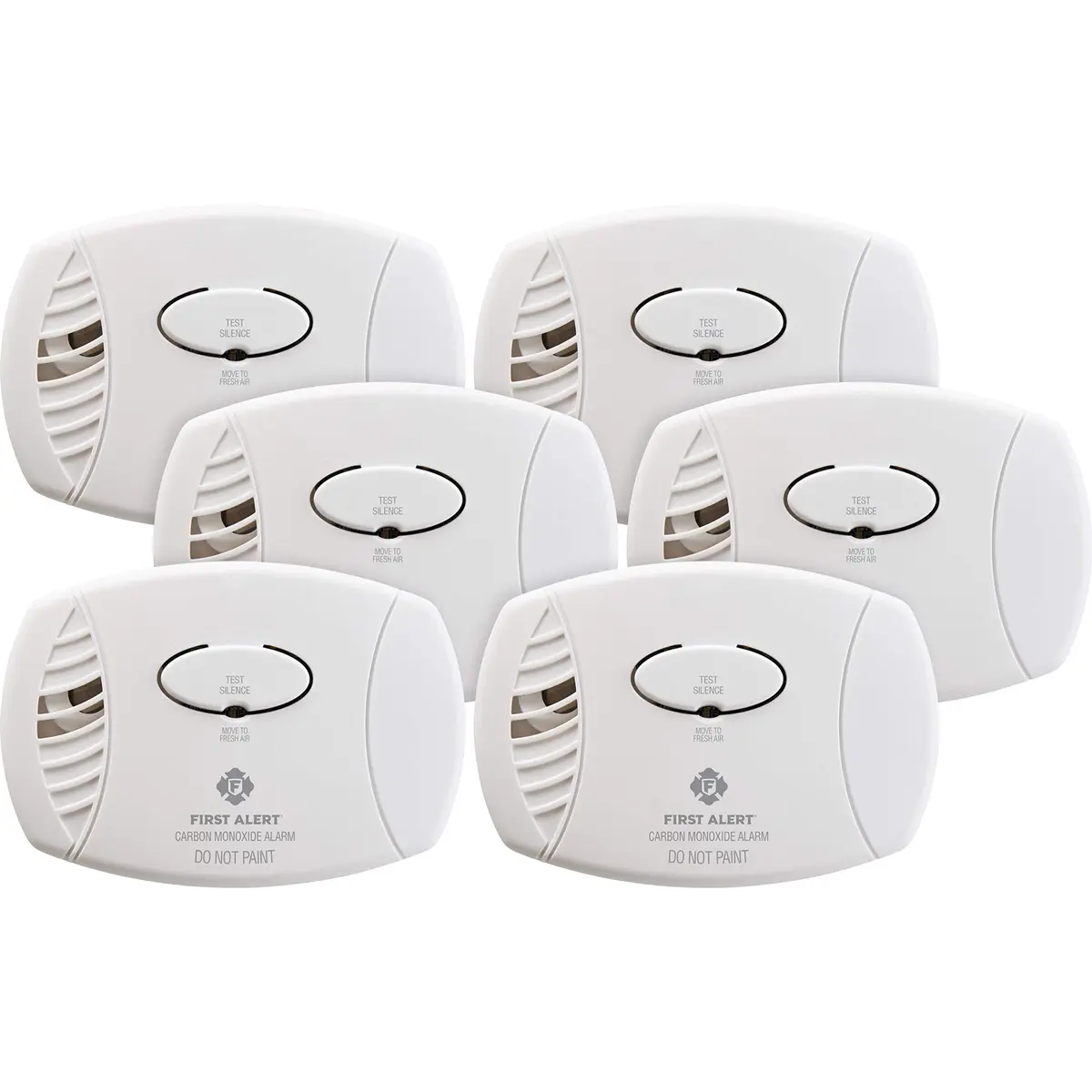 First Alert Battery Carbon Monoxide Alarm CO400 6-Pack | Essential Home Safety - main product image