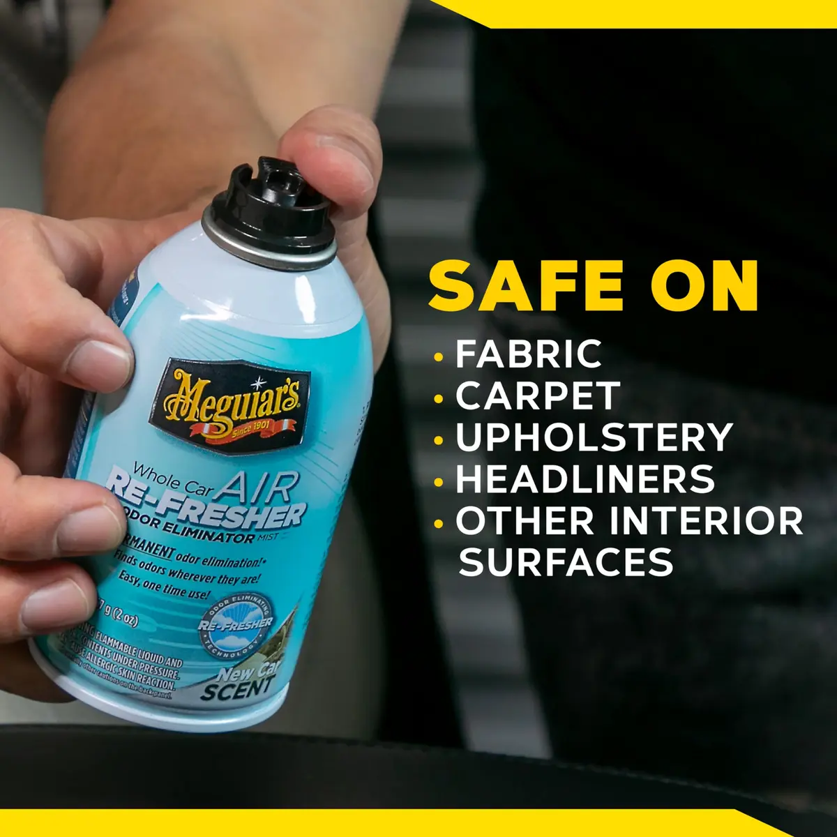 Meguiar’s Whole Car Air Refresher Odor Eliminator Mist 6 Fl Oz (177ml) | New Car Scent - view 8