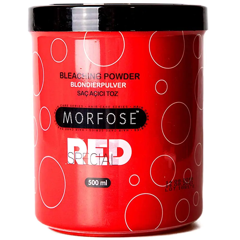 Morfose Blue Bleaching Powder for Hair, 15.8 oz | Up to 7 Levels Lightening, Dust-Free, Blue Anti-Brass Pigment - main product image