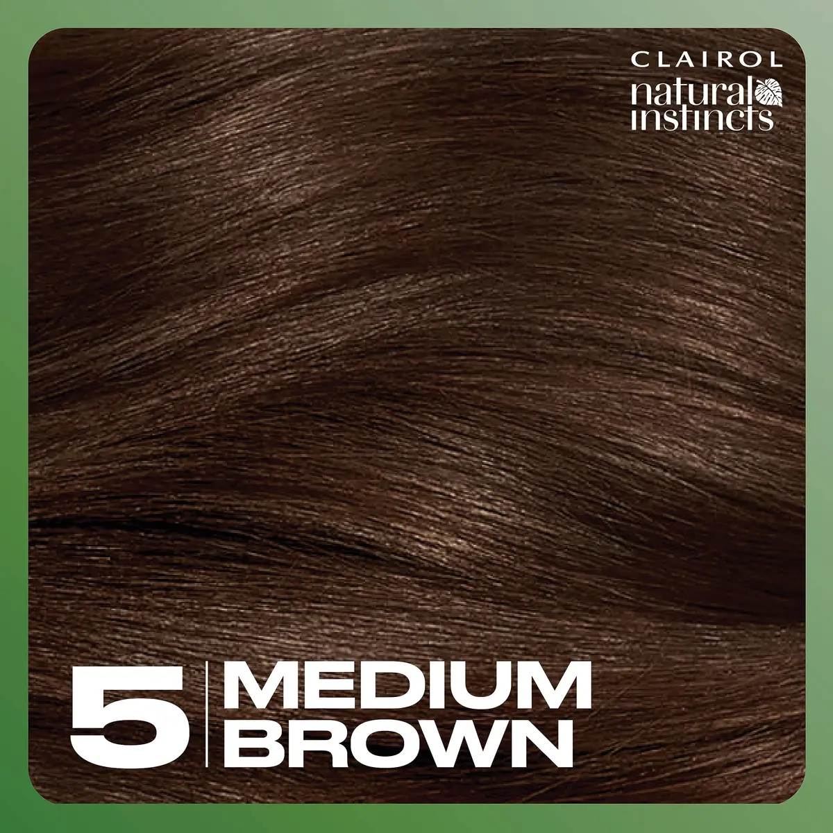 Clairol Natural Instincts Demi-Permanent Hair Dye 5 Medium Brown 172ml (5.85 Fl Oz) | Gentle Zero Ammonia Formula - view 8