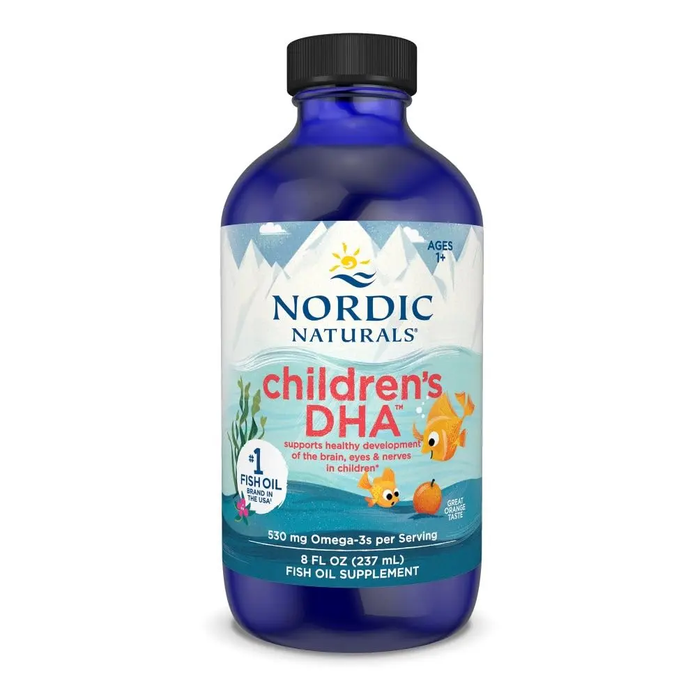 Nordic Naturals Children's DHA 530 mg Omega-3 Fish Oil 8 oz | Supports Brain & Immune Health - main product image