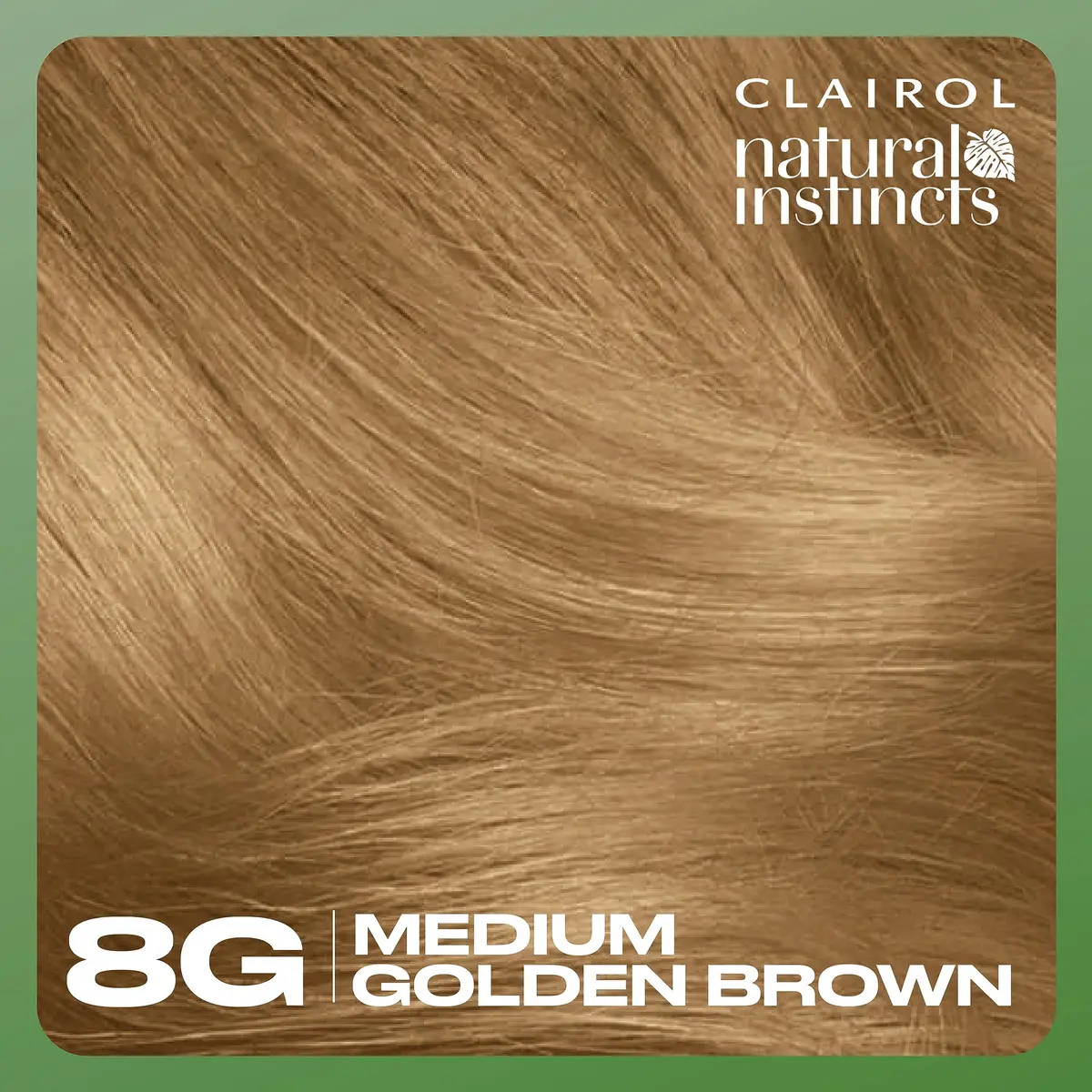 Clairol Natural Instincts Demi-Permanent Hair Dye 8G Medium Golden Blonde | Gradual Gray Blurring & Glossy Shine - view 8