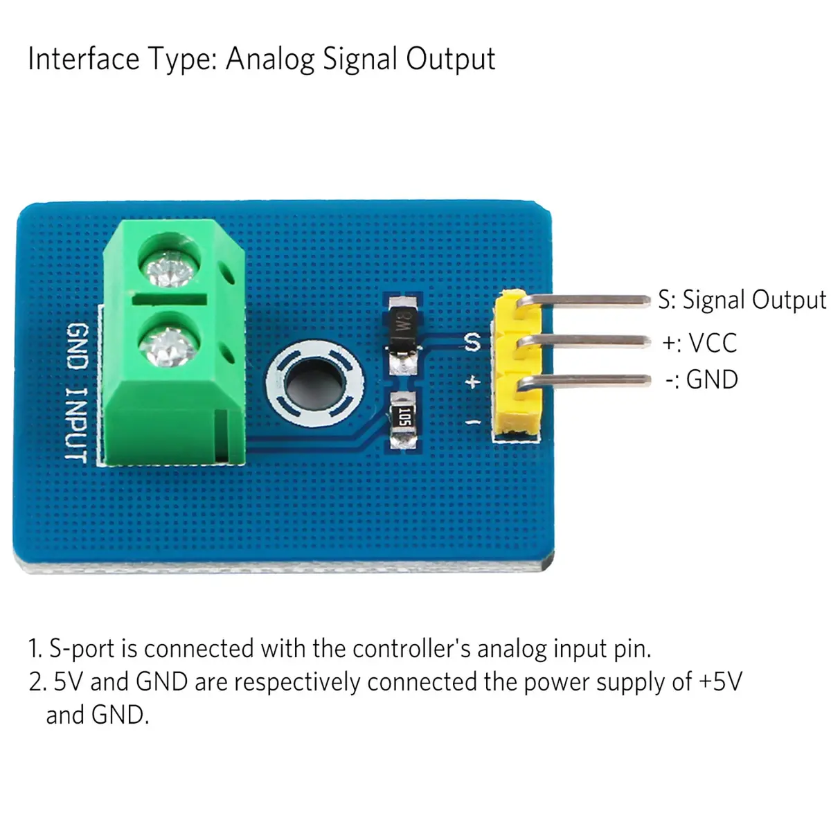MakerHawk 4pcs Analog Ceramic Piezo Vibration Sensor Module 3.3V/5V | Detects Vibration Extent - view 3
