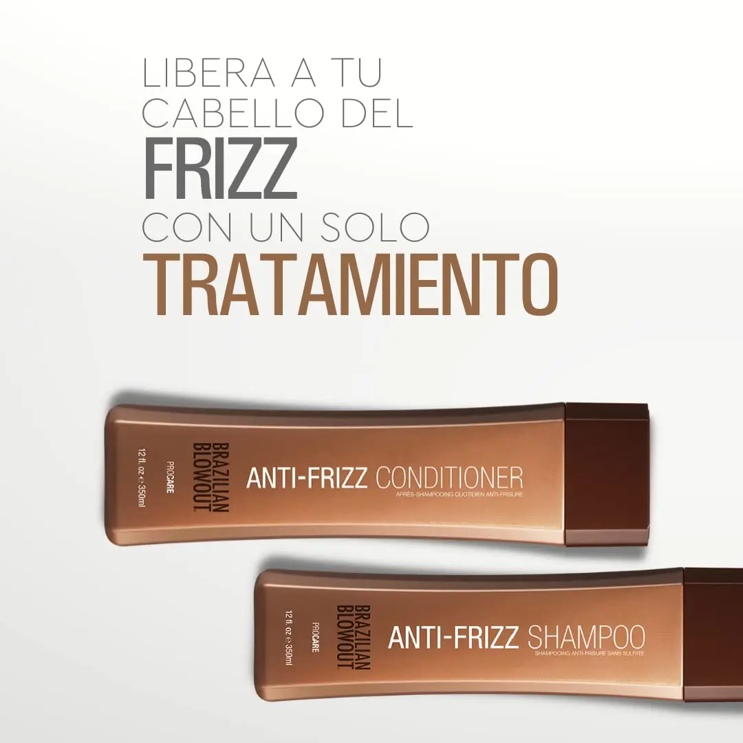 Brazilian Blowout Anti-Frizz Shampoo & Conditioner 12 Fl Oz | Paraben & Sulfate Free, Frizz Control - view 4
