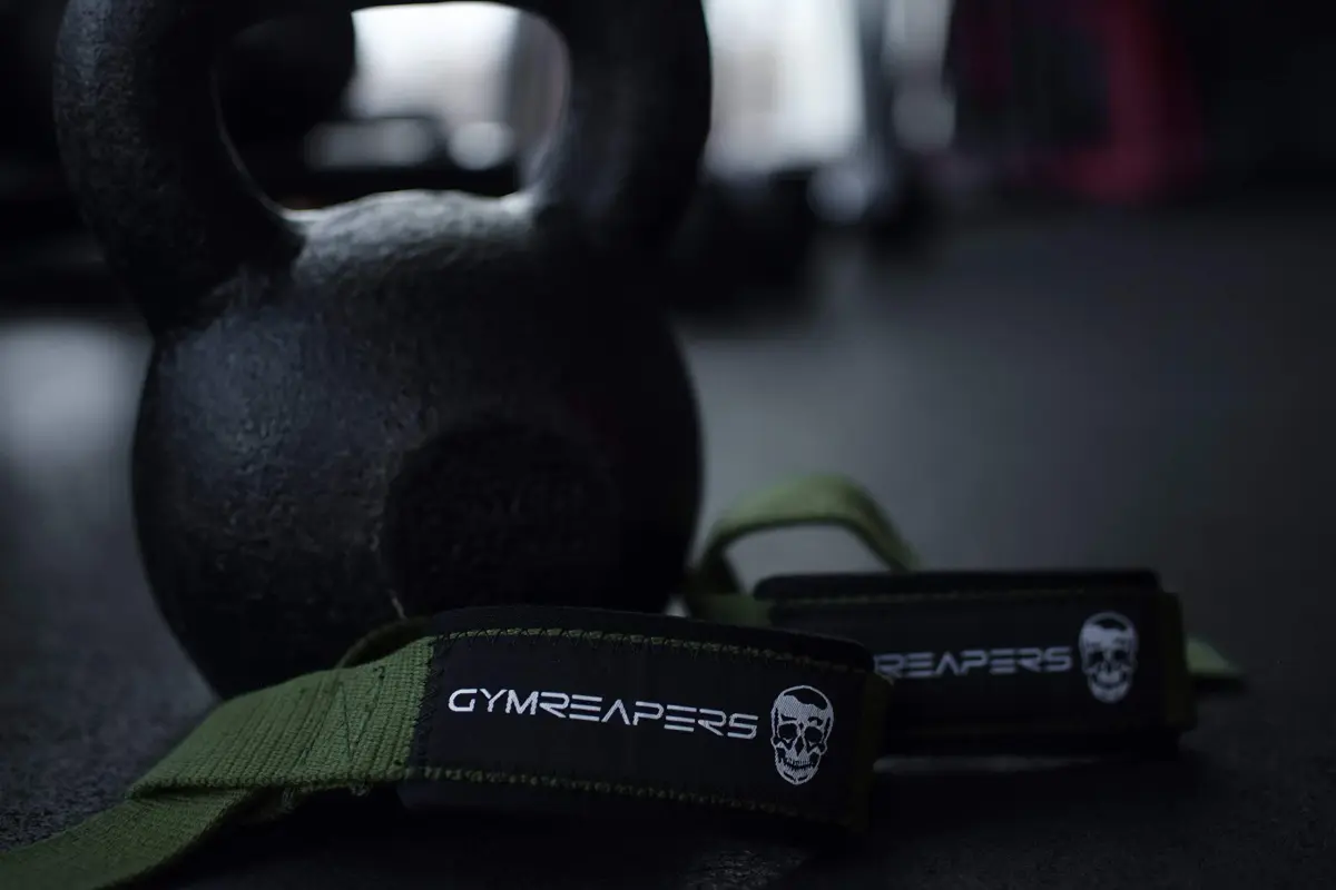 Gymreapers Lifting Wrist Straps Military Green | Padded Neoprene & 18" Cotton for Deadlifts & Weightlifting - view 7