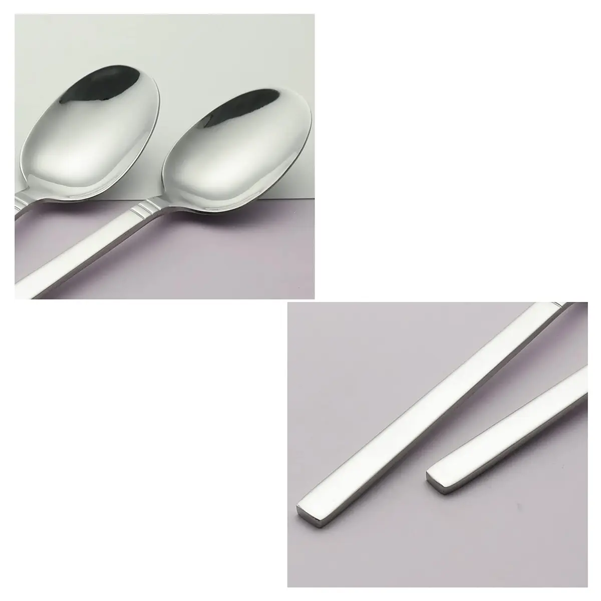 Morcte 12-Piece Stainless Steel Dinner Spoons, 7.8 inch (19.8 cm) Cutlery Set | Polished Steel for Home & Hotel Dining - view 2