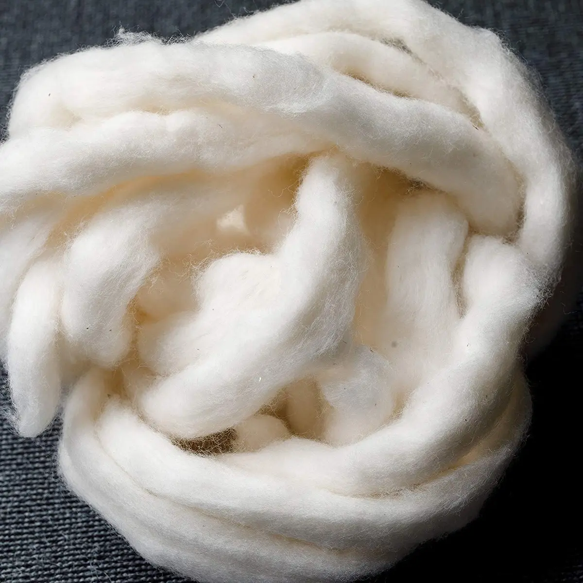 AMOZA Organic Cotton Sliver 13 Feet | Unbleached, Non-pesticide, Made in Japan - view 5