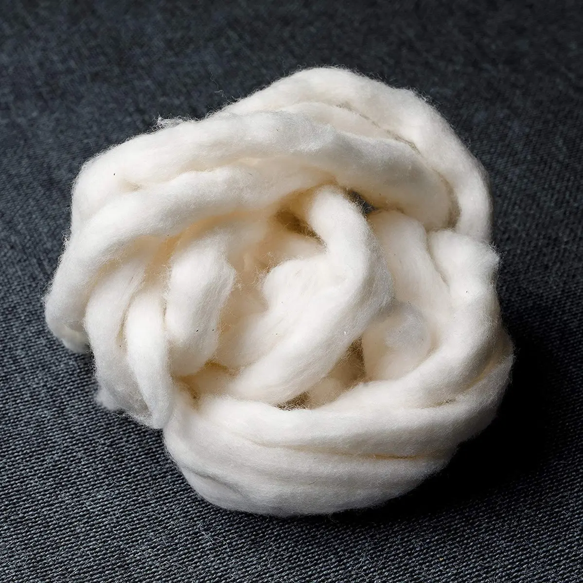 AMOZA Organic Cotton Sliver 13 Feet | Unbleached, Non-pesticide, Made in Japan - view 6