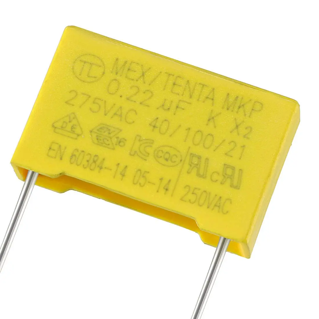 uxcell Safety Capacitors Polypropylene Film 0.22uF 275VAC X2 | Compact, Flame Retardant, Long Service Life - view 4