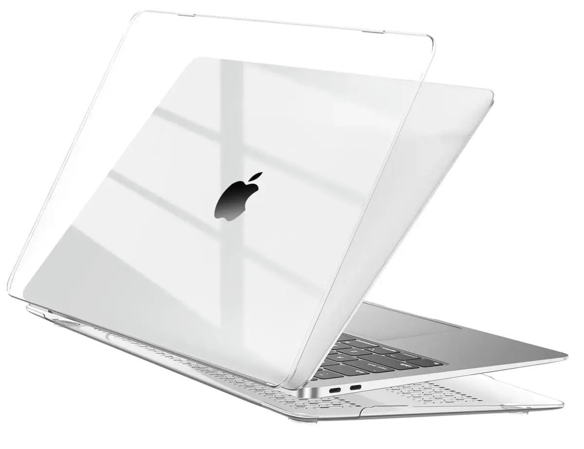 EooCoo Crystal Clear Hard Shell Case for MacBook Air 13-inch M1 (A2337/A2179/A1932) | Protects from Scratches & Dents - main product image