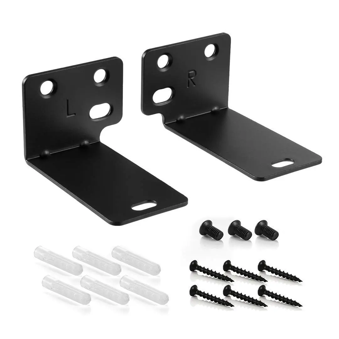 Dinghosen Soundbar Wall Mount Bracket for Samsung, Sony, LG, Vizio, Bose, JBL, TCL, Yamaha, Sonos, RCA | Stainless Steel, Black - view 2