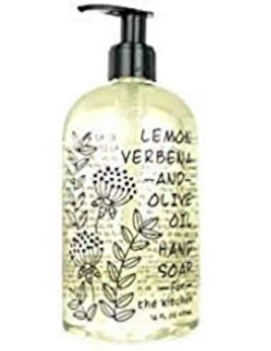 Greenwich Bay Hand Soap for Kitchen 16oz Lemon Verbena & Olive Oil | Deep Hydration & Odor Elimination - main product image