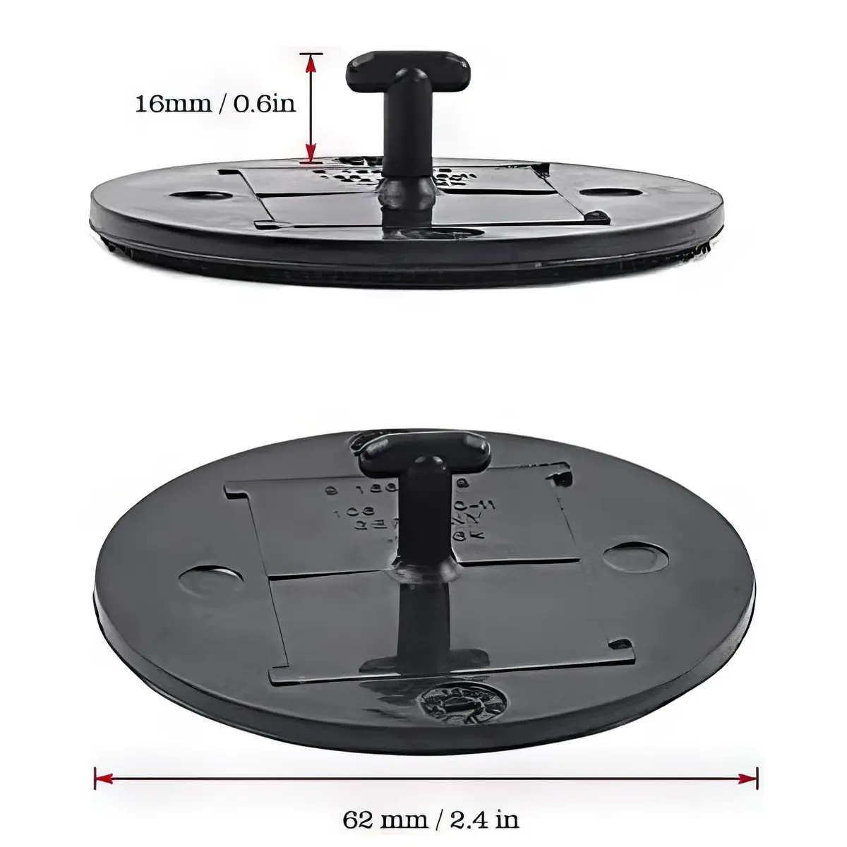 OTUAYAUTO 4PCS Floor Mat Clips with T-Hook Anchor for BMW Velour Carpet | Vehicle Specific Fit - view 3