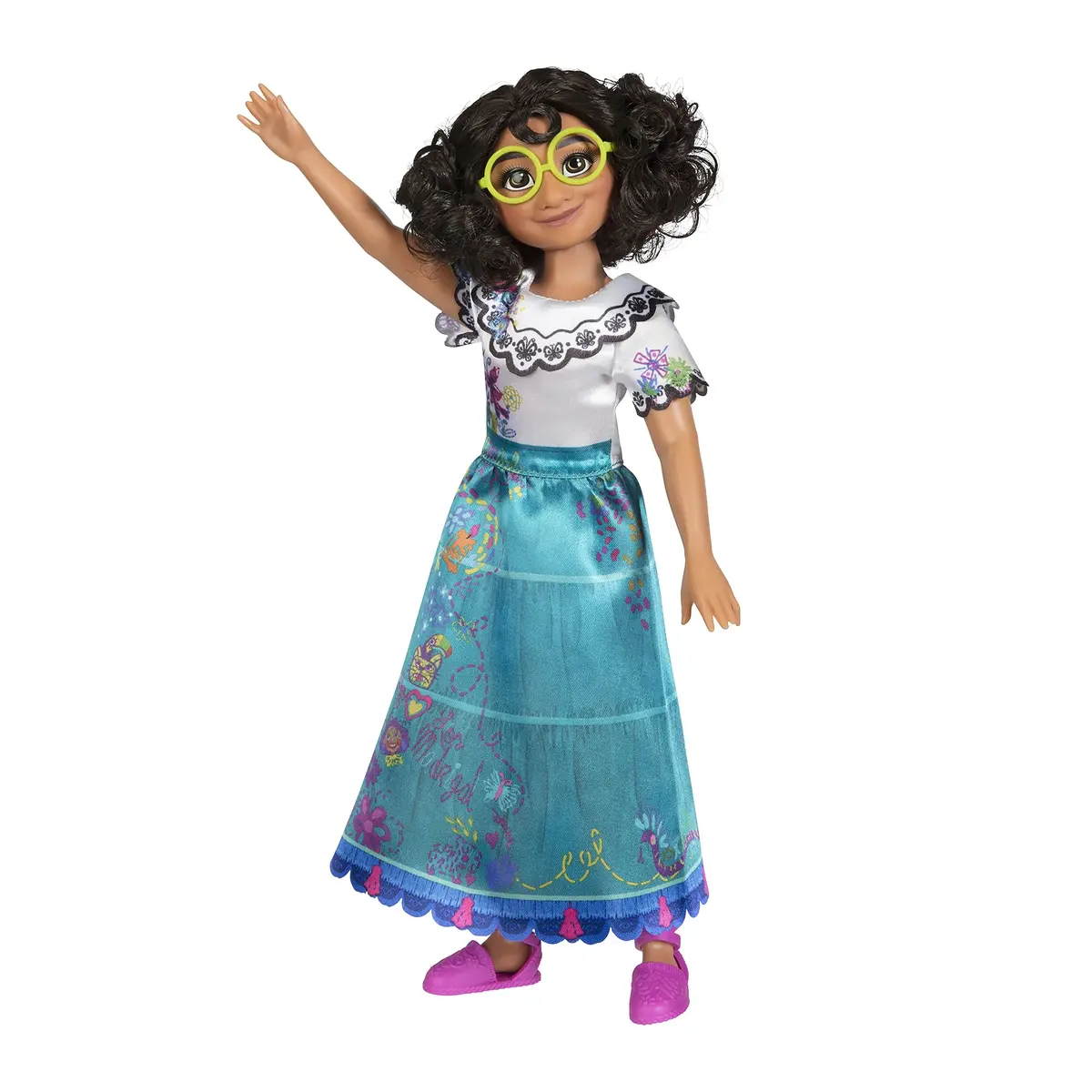 Disney Encanto Mirabel Madrigal Fashion Doll with Dress, Shoes & Glasses, 25cm (9.84 inches) | Authentic Film-Inspired Role Play Toy - main product image