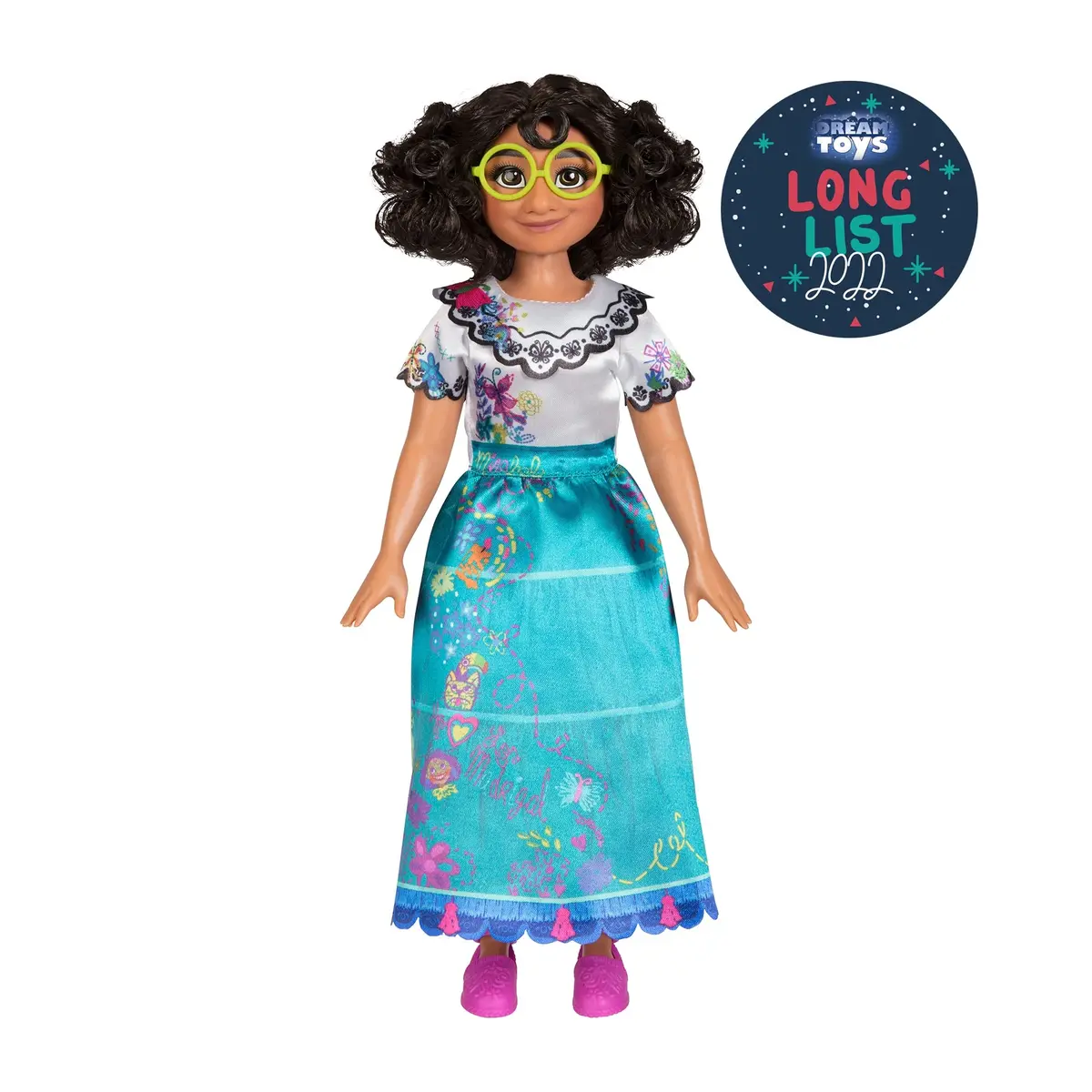 Disney Encanto Mirabel Madrigal Fashion Doll with Dress, Shoes & Glasses, 25cm (9.84 inches) | Authentic Film-Inspired Role Play Toy - view 3