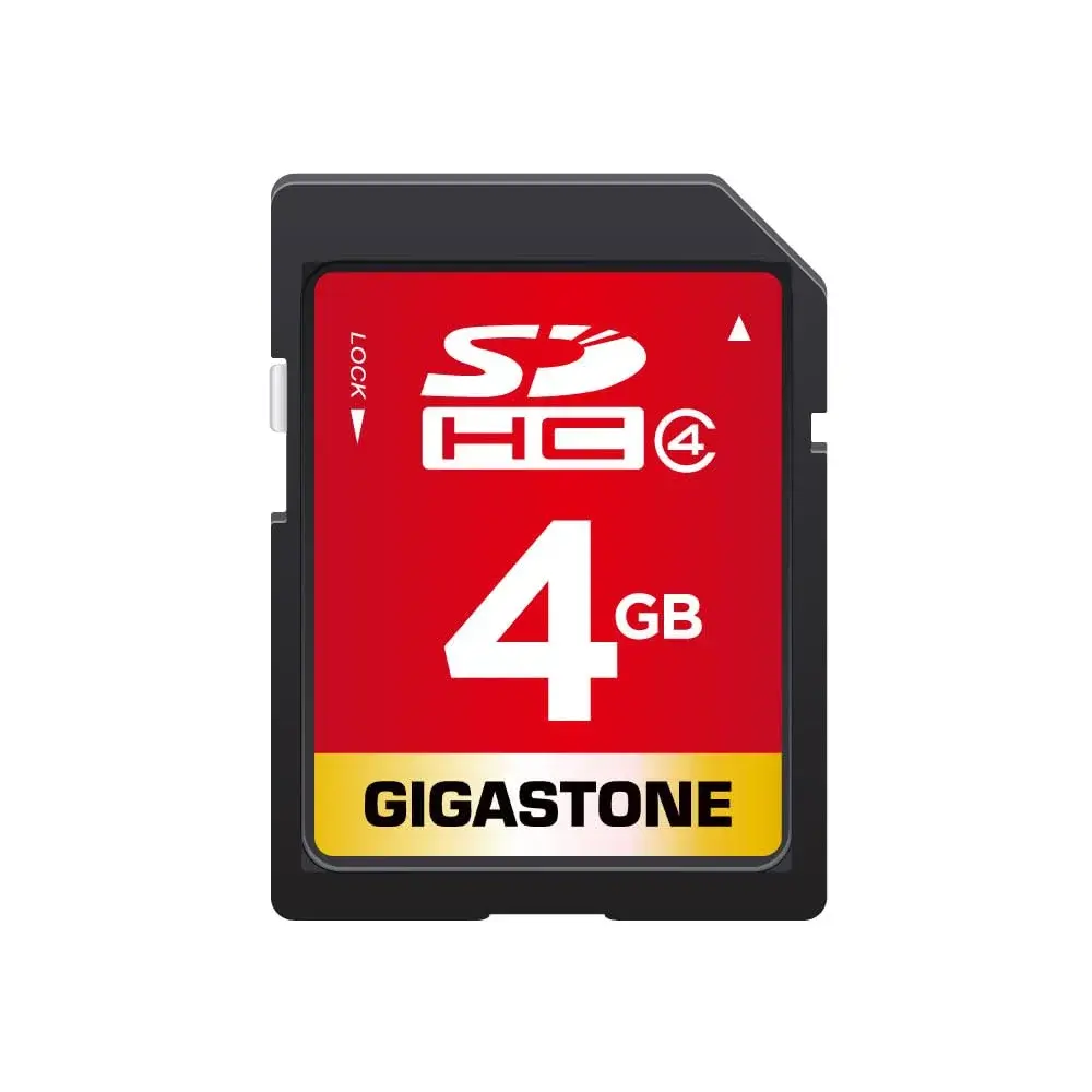 Gigastone 4GB SDHC Memory Card | Class 4 Speed Up to 20MB/s - main product image