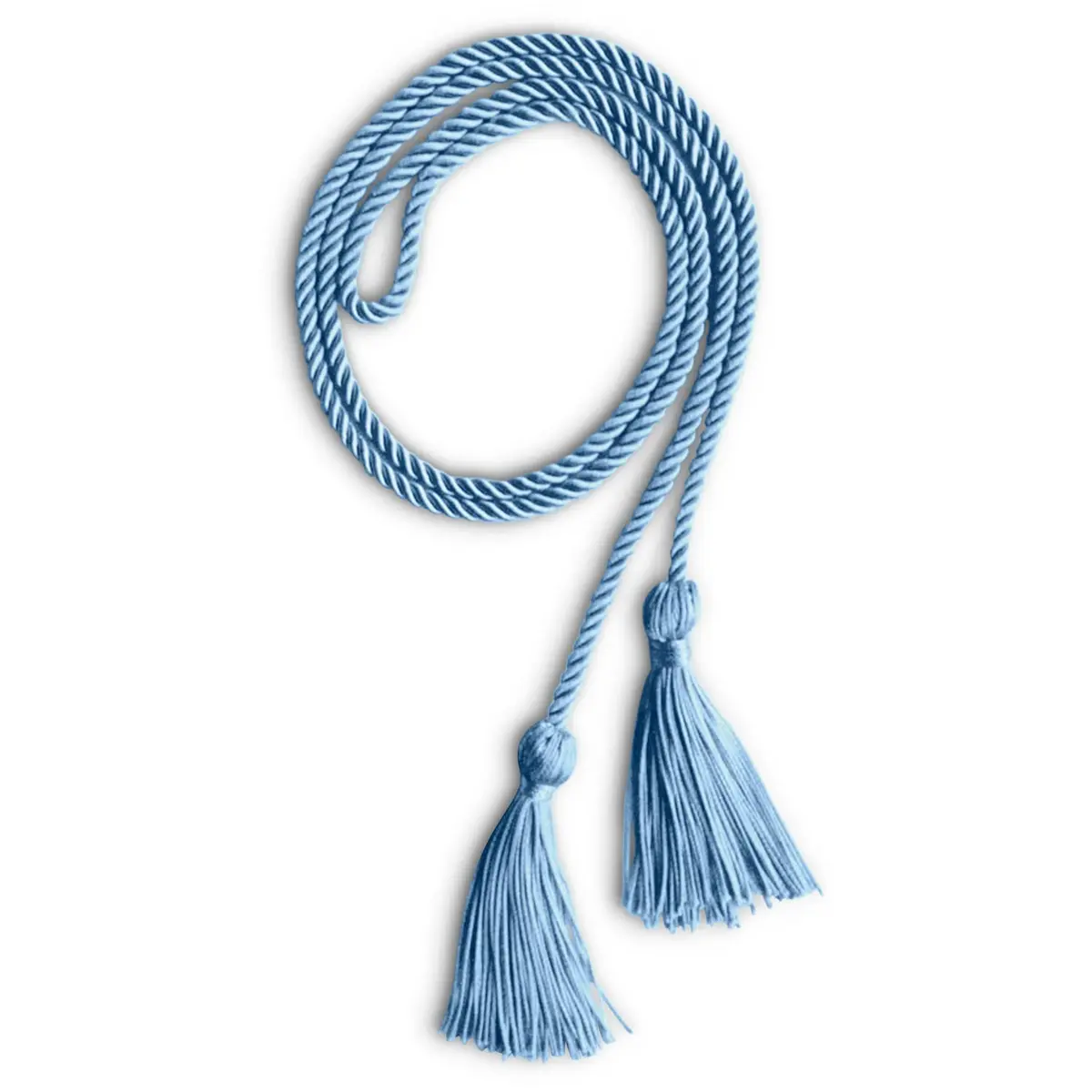 Endea Graduation Single Honor Polyester Cord Light Blue | 67-inch Academic Achievement Cord - view 5