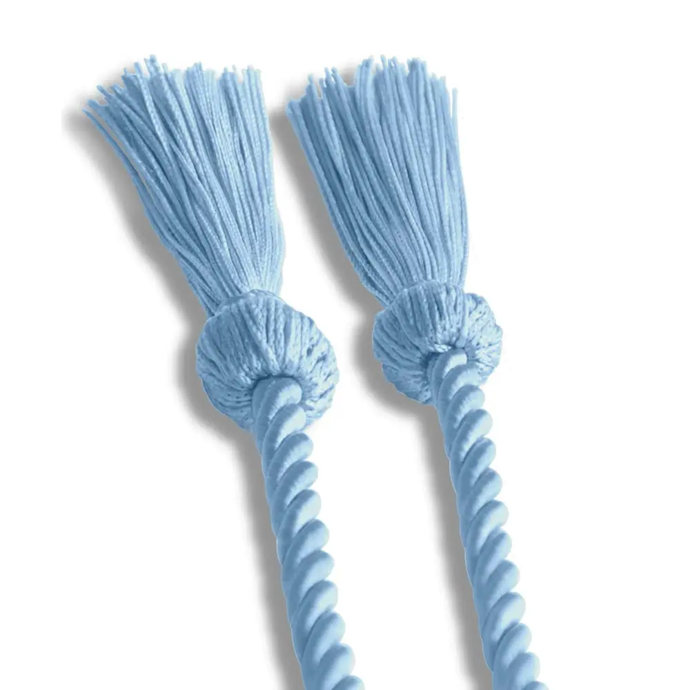 Endea Graduation Single Honor Polyester Cord Light Blue | 67-inch Academic Achievement Cord - view 4