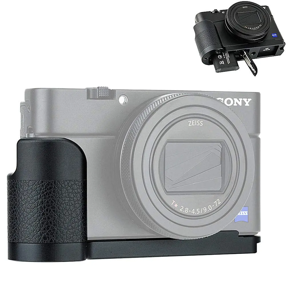 JJC Metal Hand Grip Holder Handle for Sony RX100 Series Cameras, 58g (2 oz) | Secure Grip & Easy Access - main product image