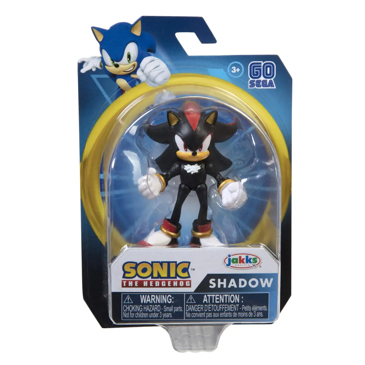 JAKKS Pacific Sonic The Hedgehog Shadow Action Figure 2.5 Inch | Articulated for Ultimate Pose Ability - view 6