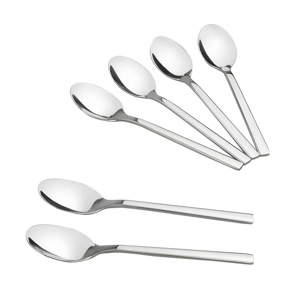 Doryh 12-Piece Stainless Steel Teaspoons | Small Dessert Spoons, Mirror Finish, Dishwasher Safe - view 7