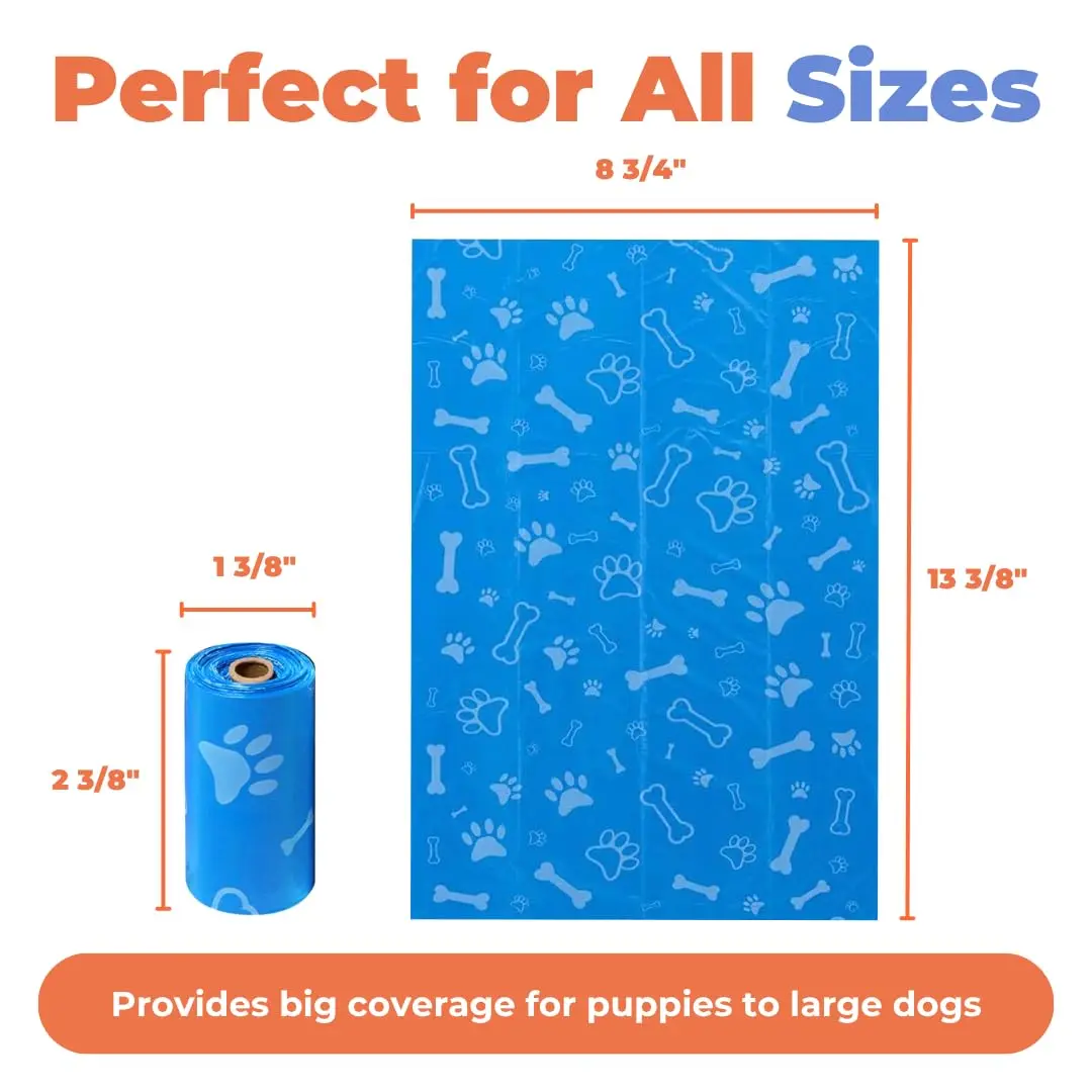 Best Pet Supplies Poop Bags for Dogs - Assorted Colors, 900 Count | Heavy-Duty Leak-Resistant Waste Bags - view 5