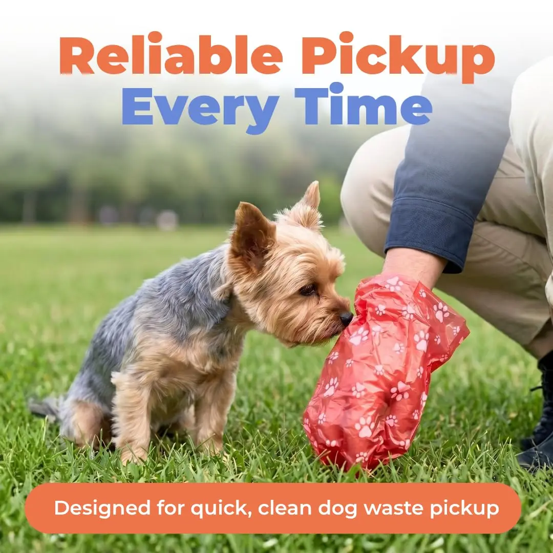 Best Pet Supplies Poop Bags for Dogs - Assorted Colors, 900 Count | Heavy-Duty Leak-Resistant Waste Bags - view 2