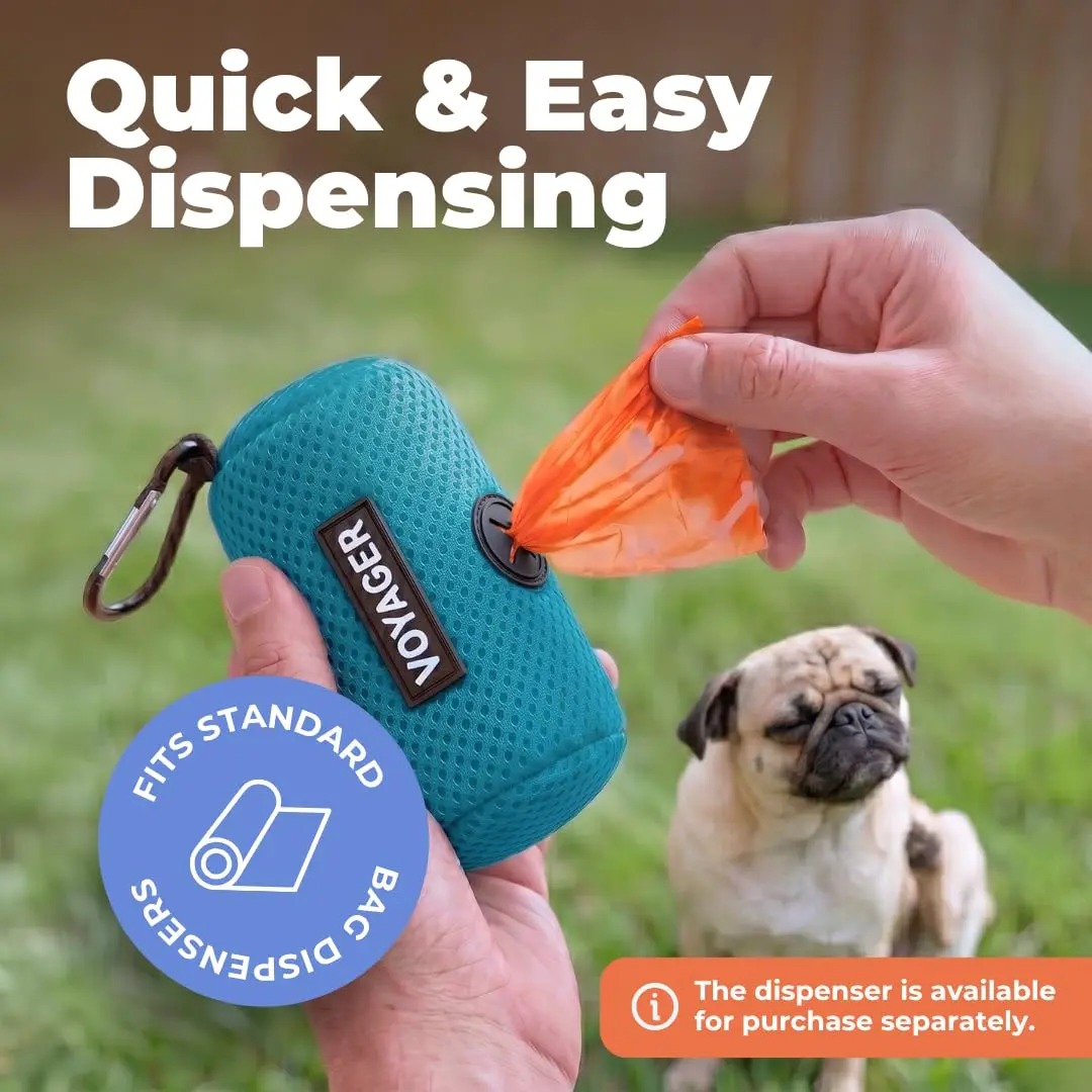 Best Pet Supplies Poop Bags for Dogs - Assorted Colors, 900 Count | Heavy-Duty Leak-Resistant Waste Bags - view 3