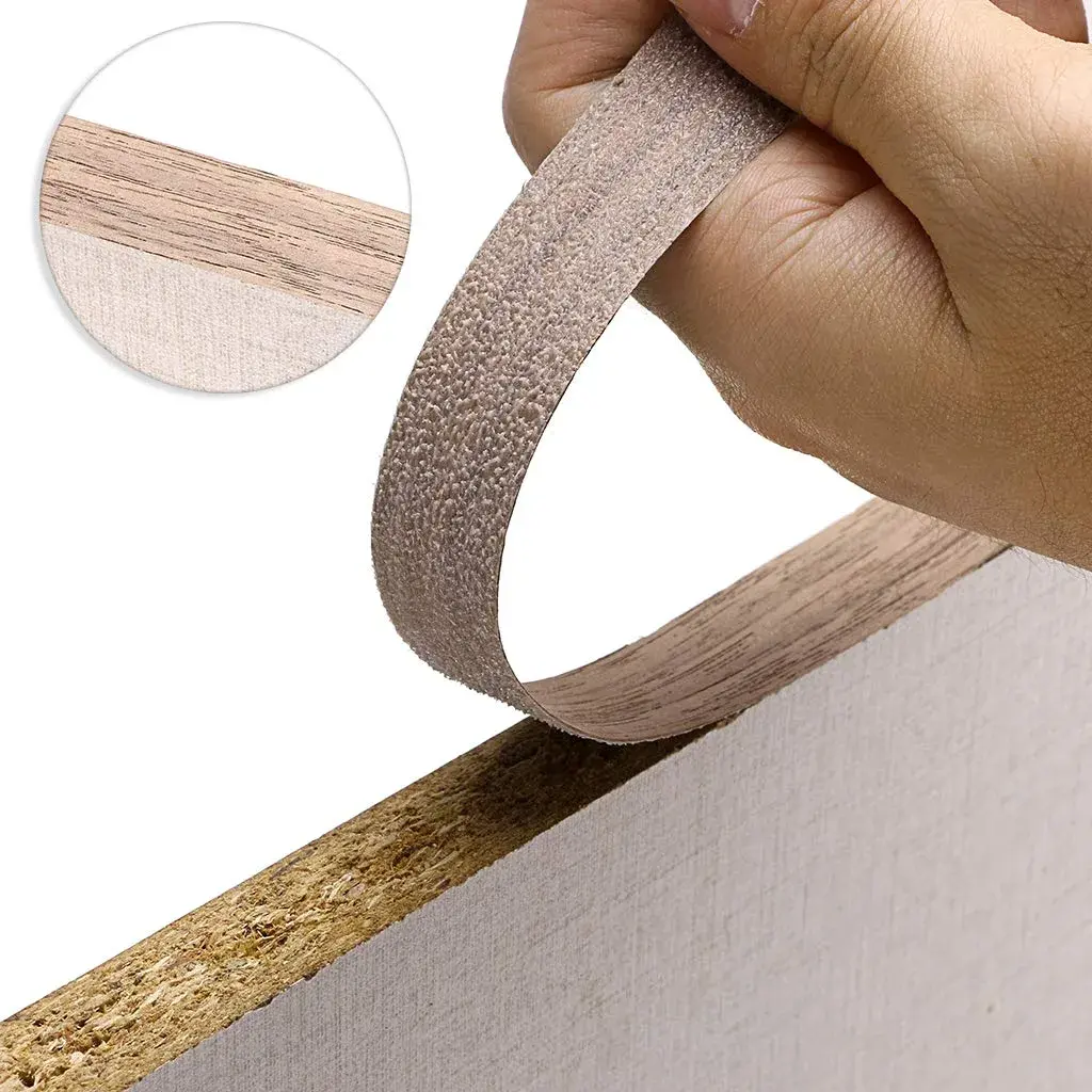 Skelang Walnut Wood Veneer Edge Banding 2" (5.1cm) x 50' (15.24m) Roll | Real Wood Finish for Plywood & MDF - view 6