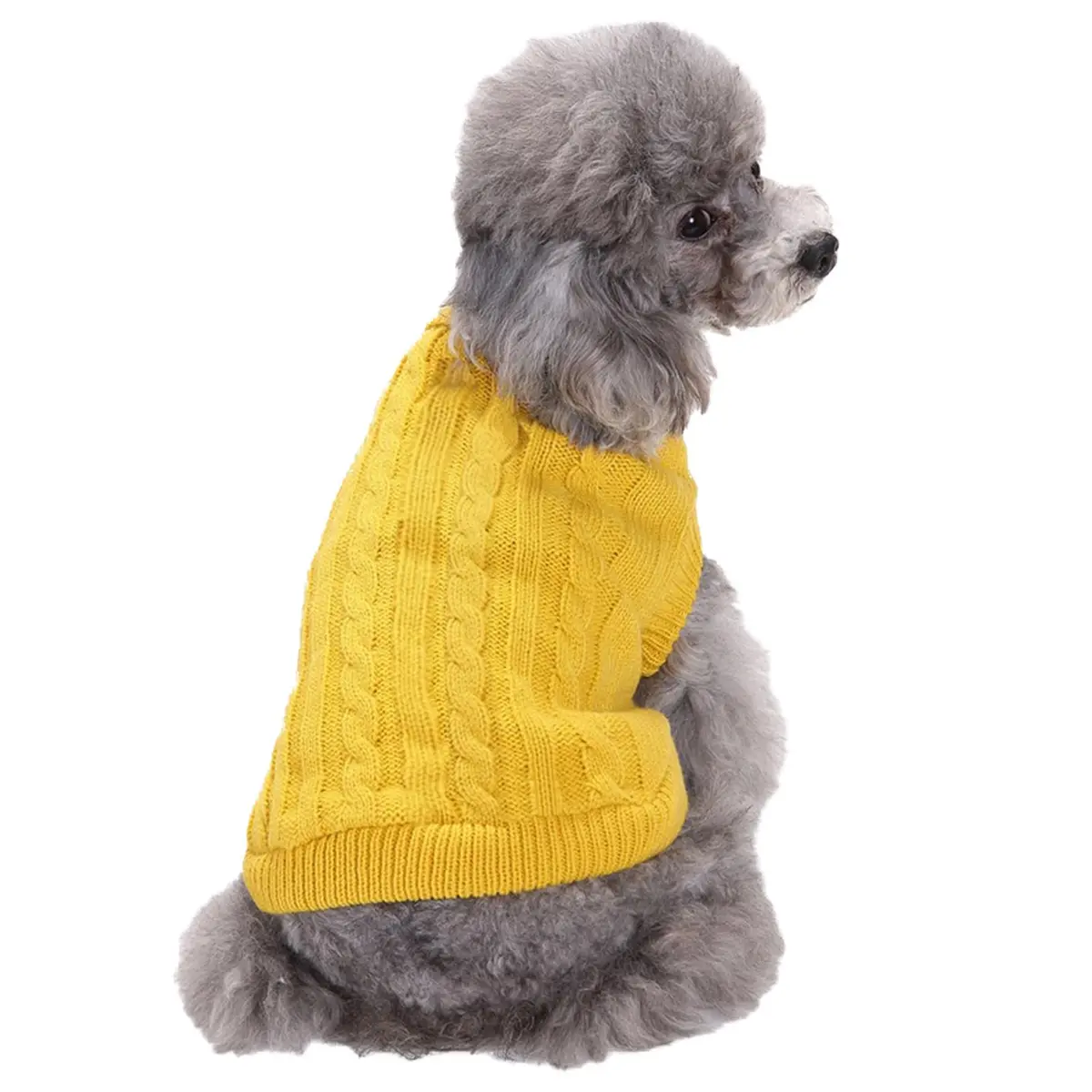 CHBORCHICEN Small Dog Sweater Turtleneck Pullover Winter Clothes | Knitted Acrylic, Warm & Breathable (70-120 chars) - main product image