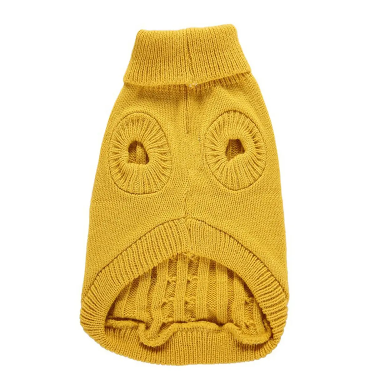 CHBORCHICEN Small Dog Sweater Turtleneck Pullover Winter Clothes | Knitted Acrylic, Warm & Breathable (70-120 chars) - view 6